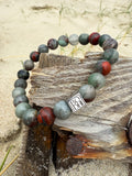Bodhi Bracelet - Heliotrope 8mm 