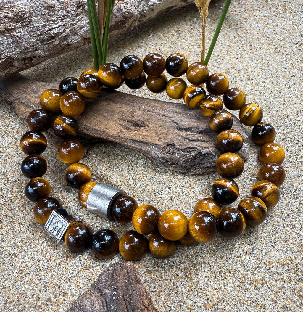 Bodhi Armband - Tijgeroog 8mm