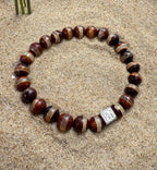 Bodhi Armband - Tibetaanse Dzi 8mm