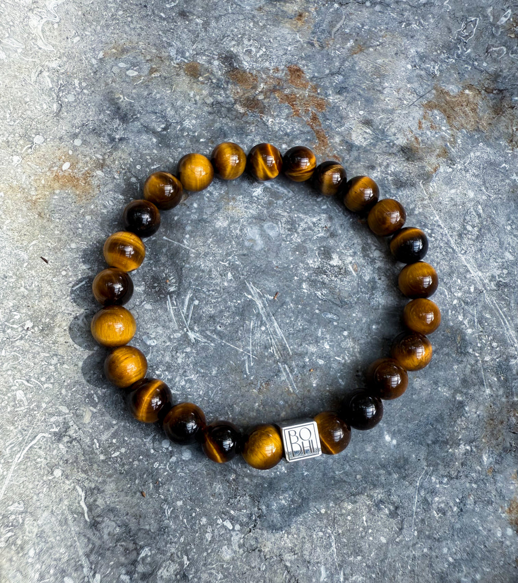 Bodhi Armband - Tijgeroog 8mm