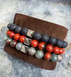 Bodhi Armband - Heliotroop 8mm