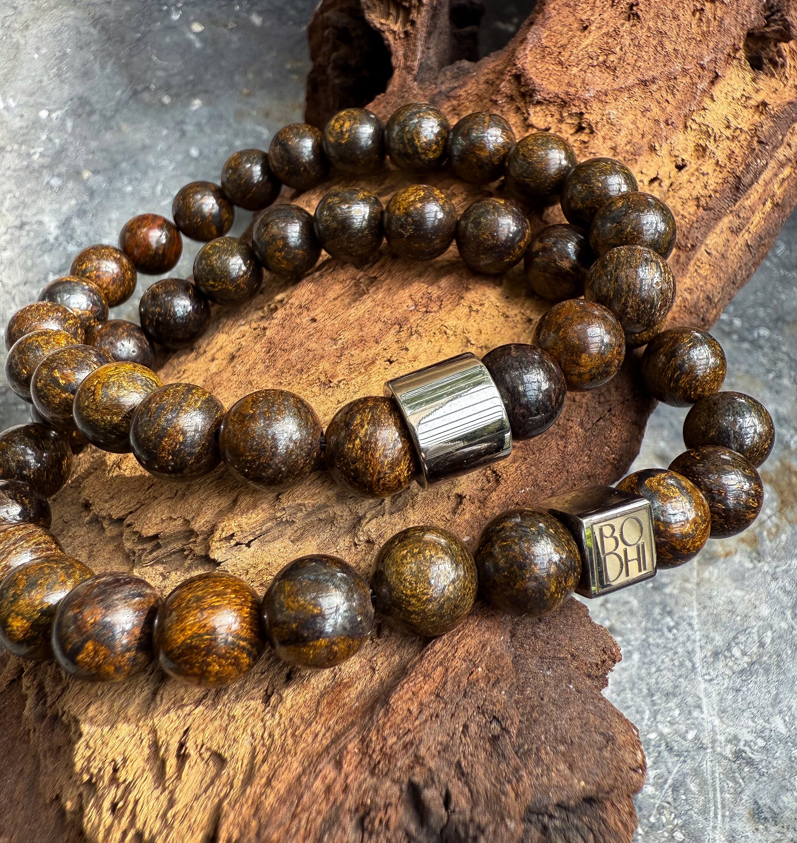 Bodhi Armband - Bronziet 8mm