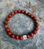 Bodhi Armband - Rode jaspis 8mm