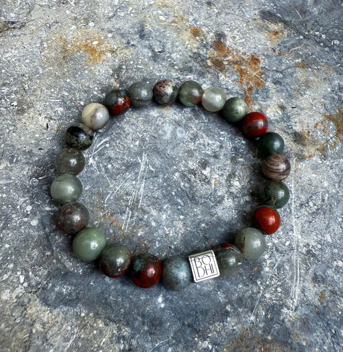 Bodhi Bracelet - Heliotrope 8mm 