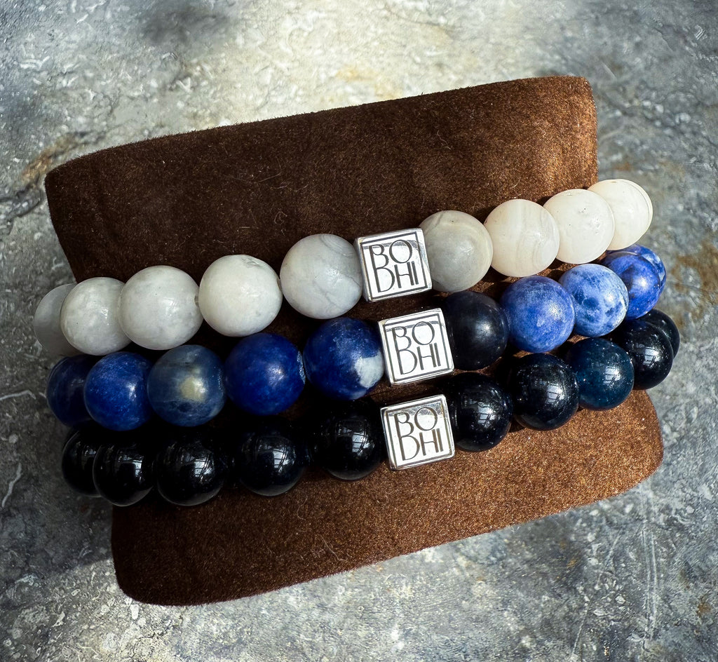 Bodhi Armband - Blauwe sodaliet 8mm