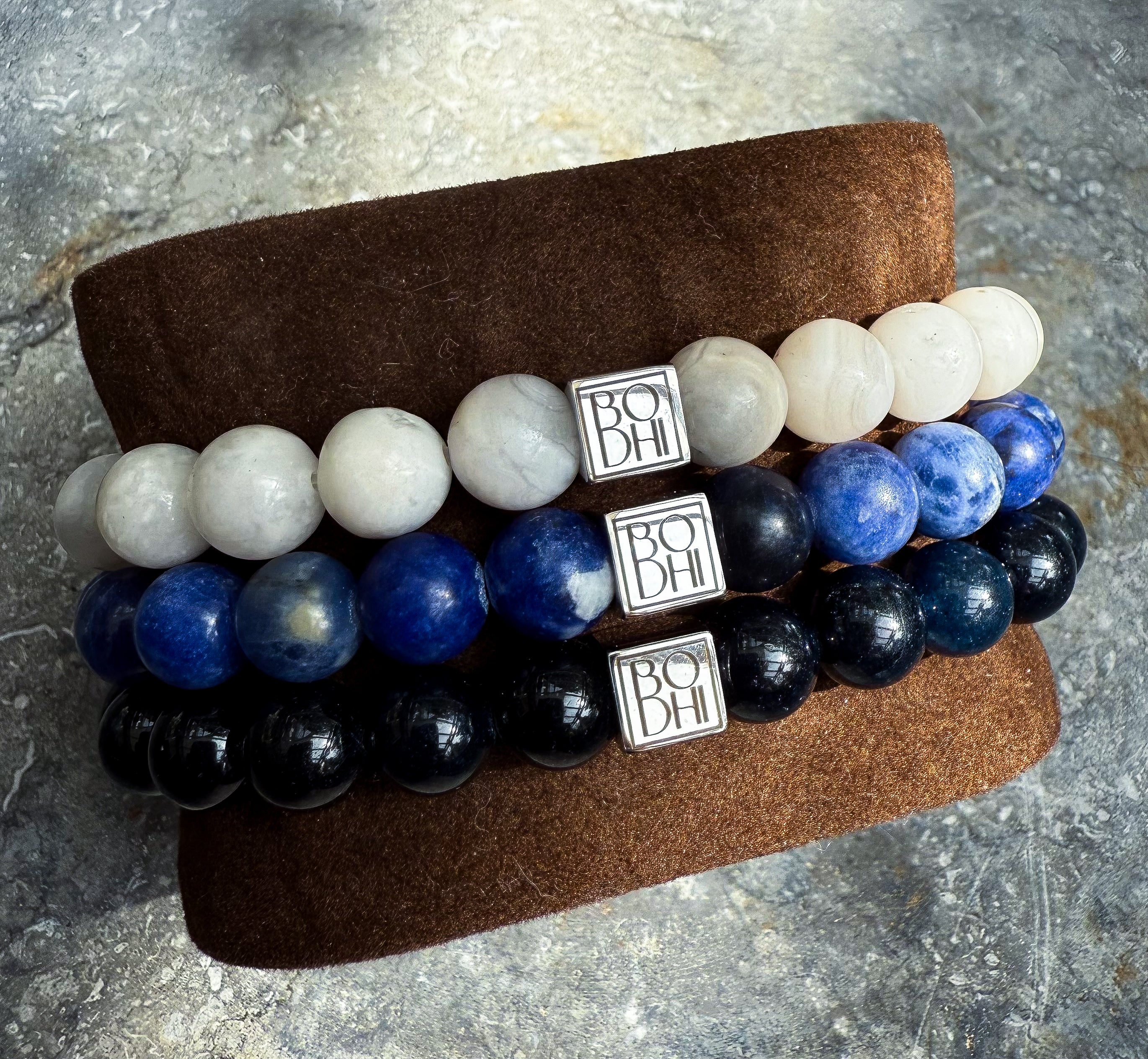 Bodhi Armband - Blauwe sodaliet 8mm