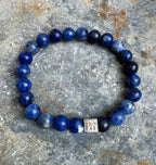 Bodhi Armband - Blauwe sodaliet 8mm