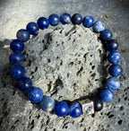 Bodhi Armband - Blauwe sodaliet 8mm