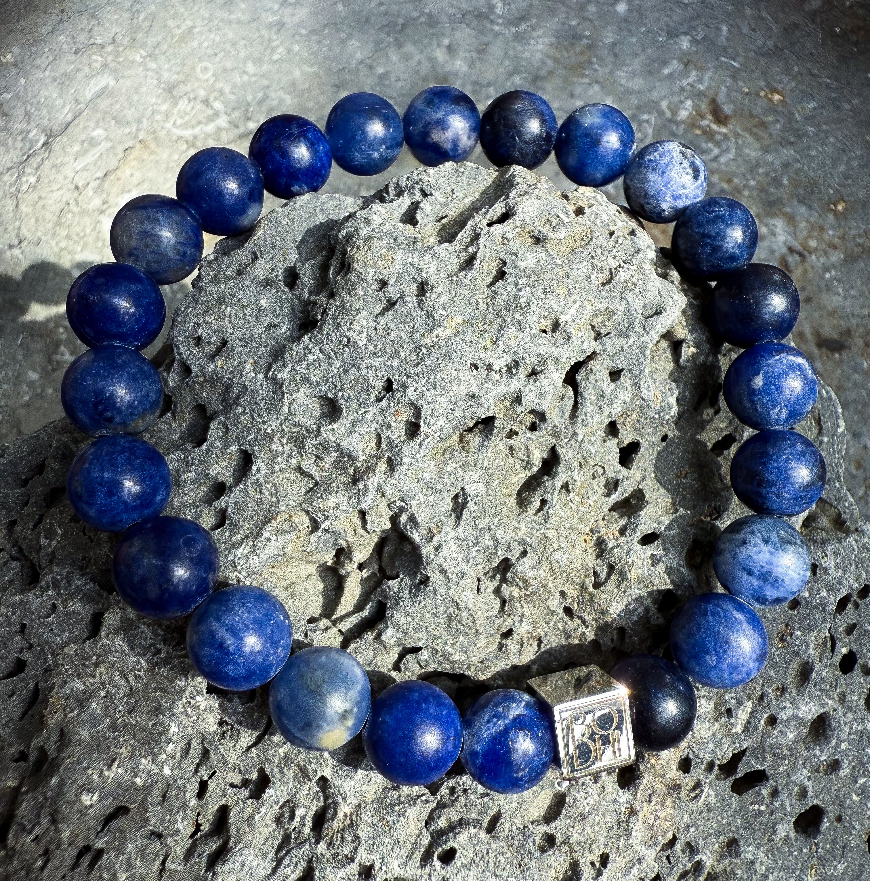 Bodhi Armband - Blauwe sodaliet 8mm