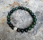 Bodhi Armband - Mosagaat 8mm