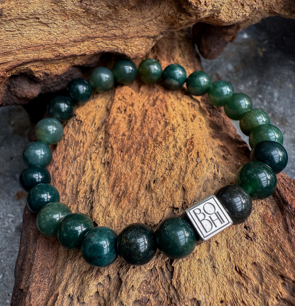Bodhi Armband - Mosagaat 8mm