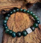 Bodhi Armband - Mosagaat 8mm