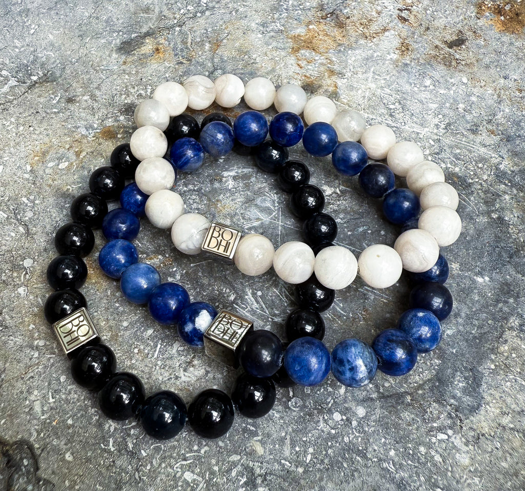 Bodhi Armband - Blauwe sodaliet 8mm