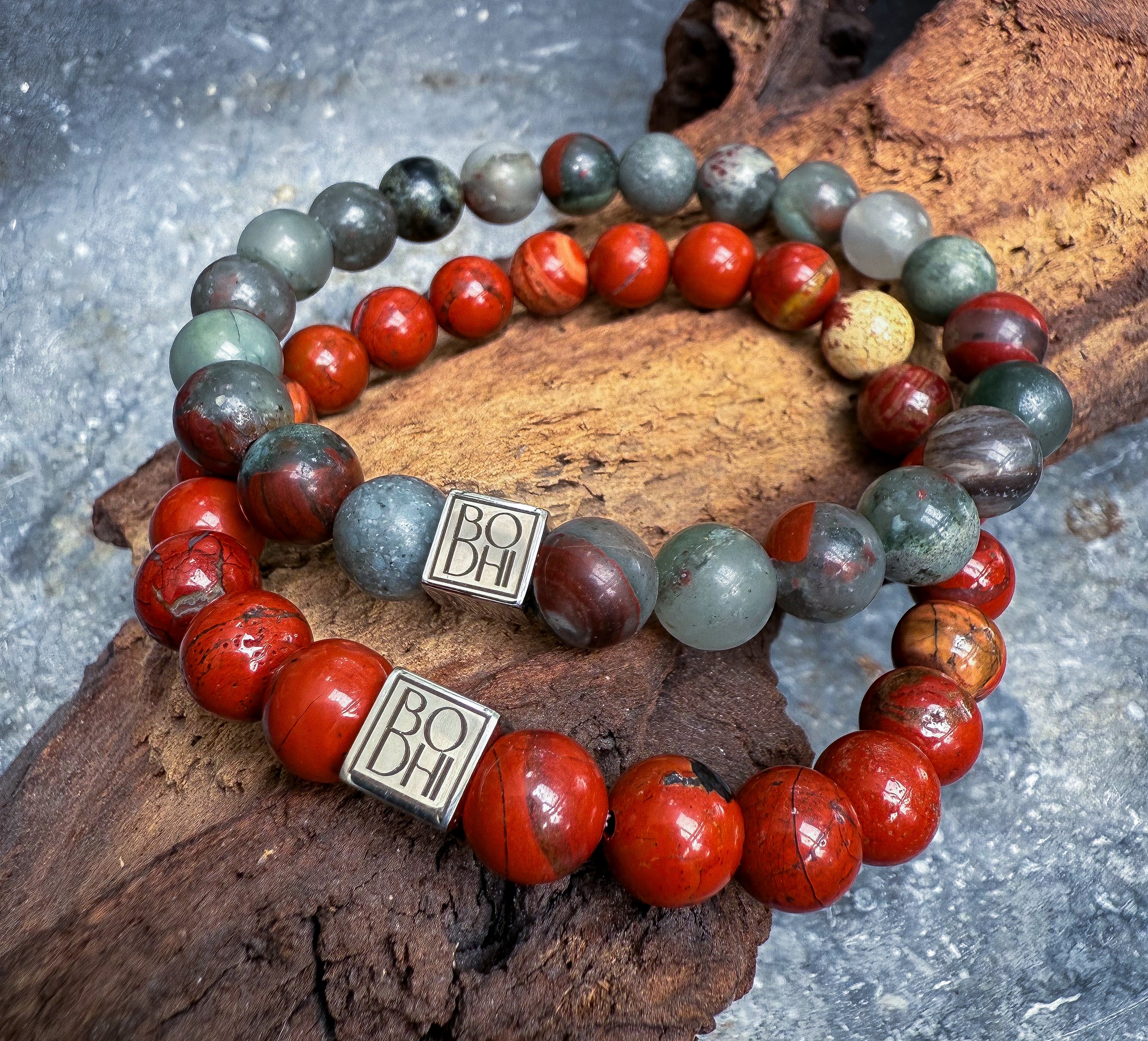 Bodhi Armband - Heliotroop 8mm