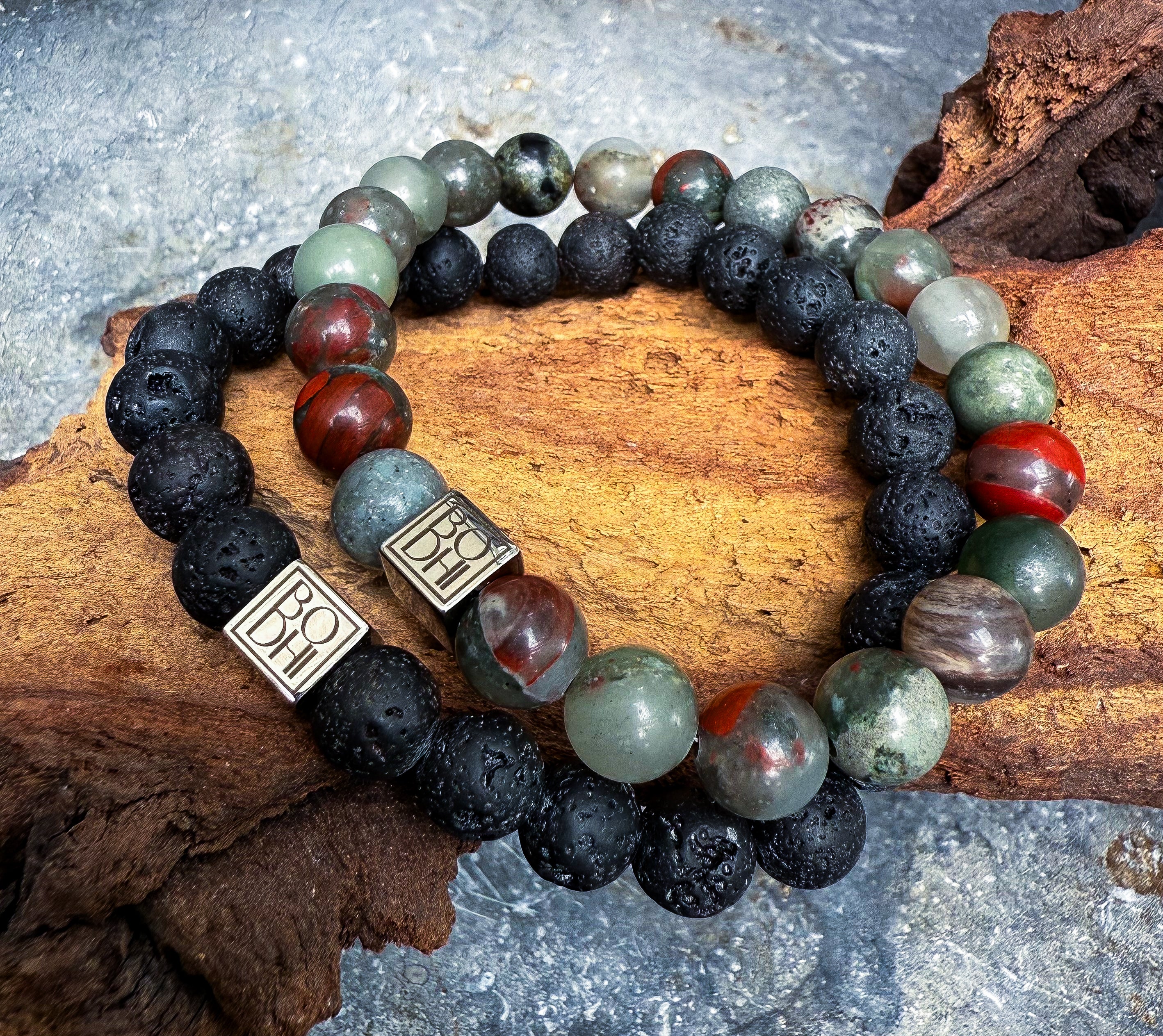 Bodhi Armband - Heliotroop 8mm