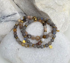 Bodhi Armband Dames - Argentijnse labradoriet 6mm