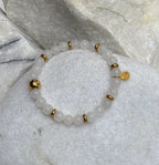 Bodhi Armband Dames - Witte jade 6mm