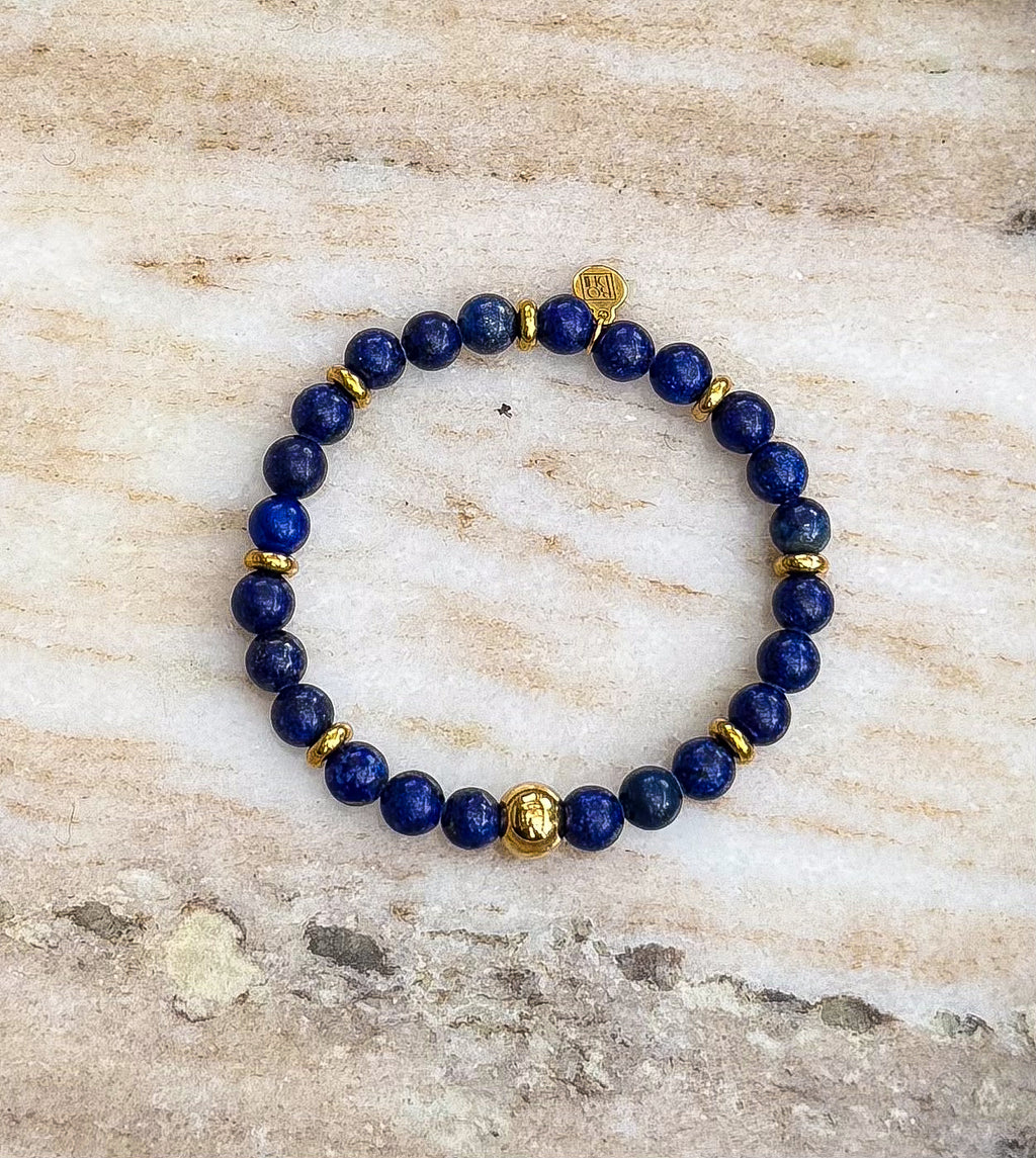 Bodhi Armband Dames - Lapis lazuli 6mm