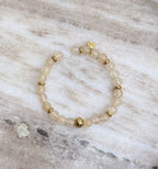 Bodhi Armband Dames - Citroenkwarts 6mm