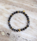 Bodhi Armband Dames - Labradoriet 6mm