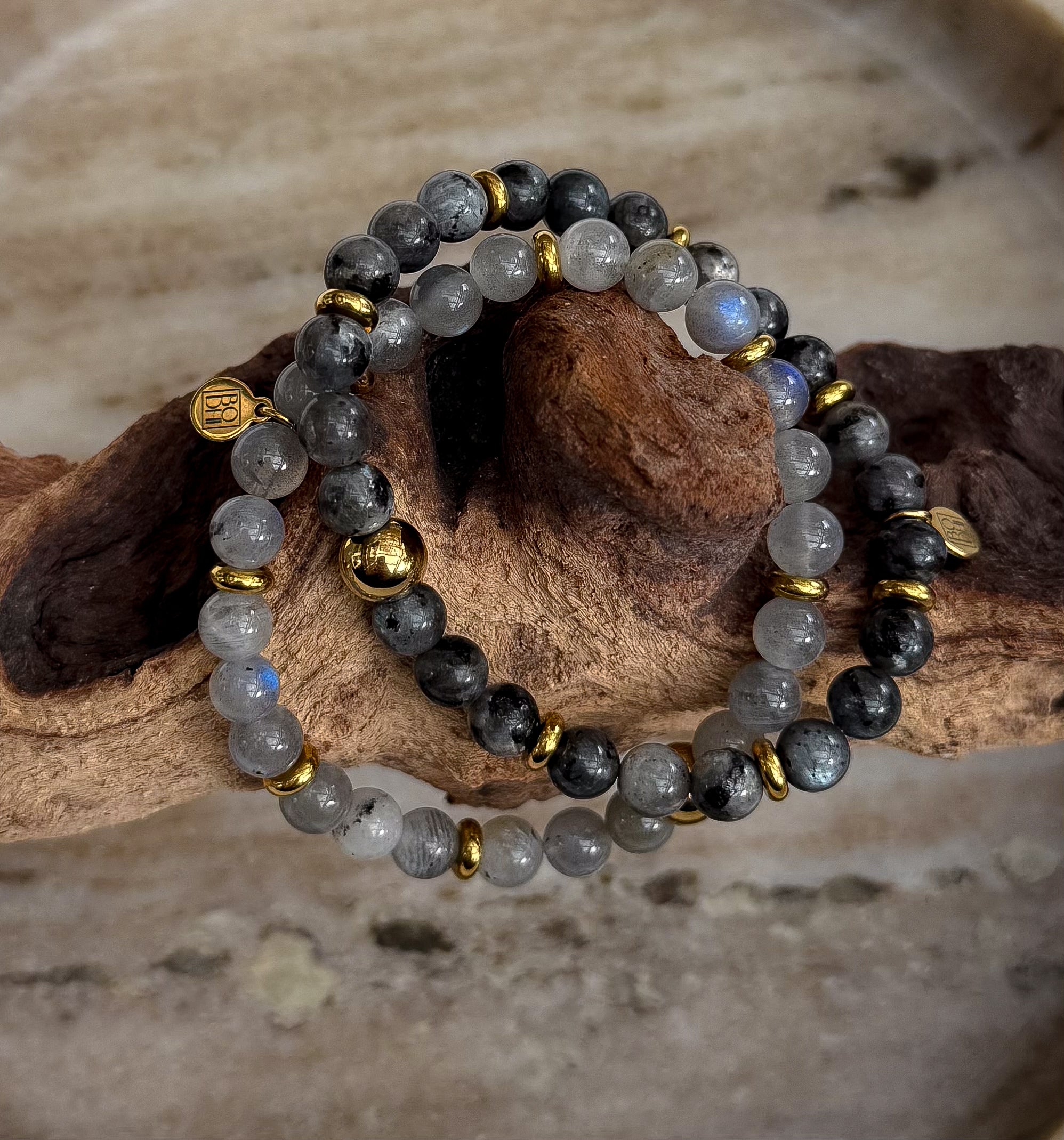 Bodhi Armband Dames - Argentijnse labradoriet 6mm