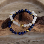 Bodhi Armband Dames - Witte jade 6mm