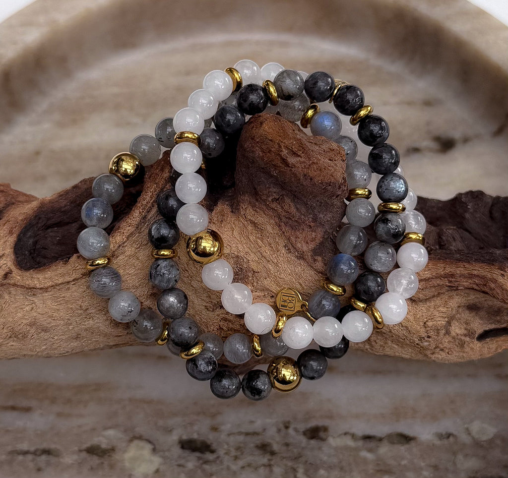 Bodhi Armband Dames - Witte jade 6mm