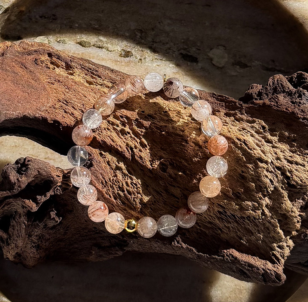 Bodhi Armband Dames - Rutielkwarts 8mm