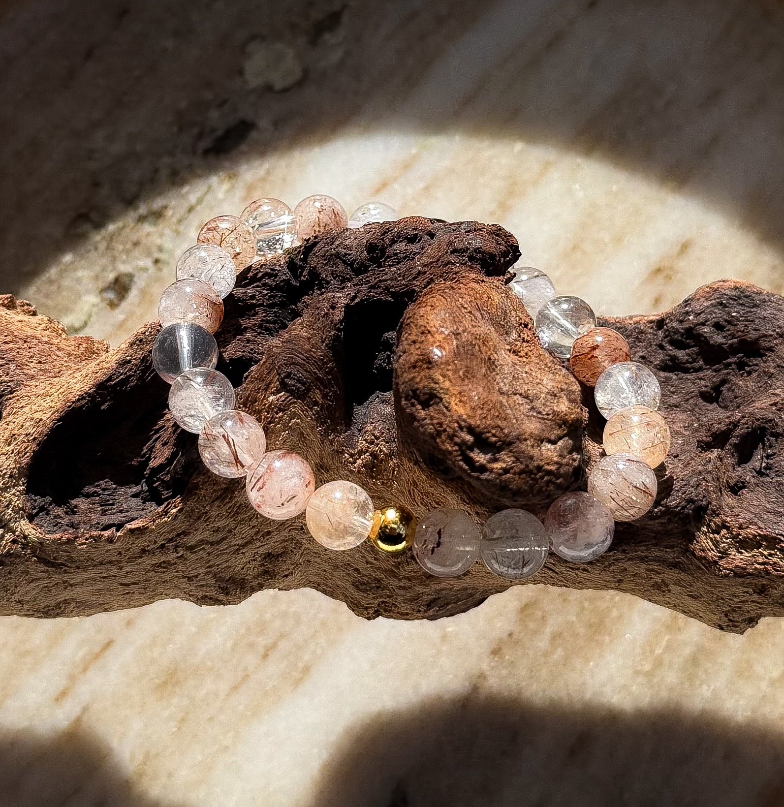 Bodhi Armband Dames - Rutielkwarts 8mm