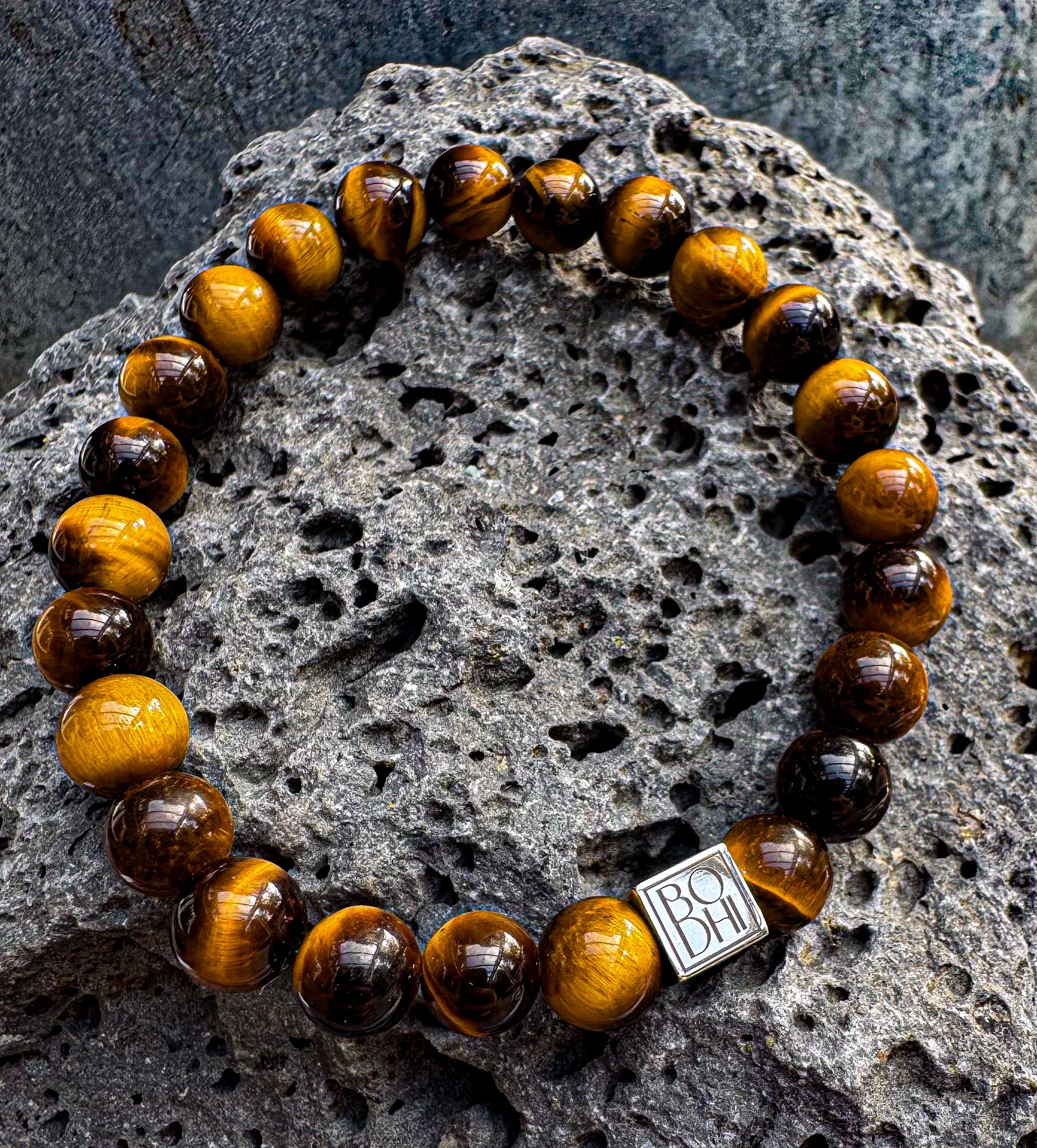 Bodhi Armband - Tijgeroog 8mm