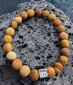 Bodhi Armband - Matte jaspis 8mm